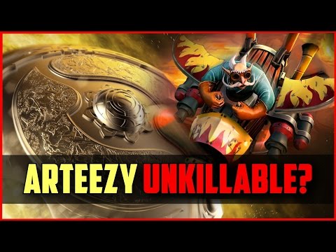 Arteezy UNKILLABLE? Secret vs Fnatic G1 @ TI5 Groupstage DOTA 2