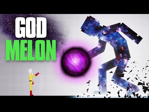 Saitama vs GOD Melon [GOD Cube Power] - People Playground 1.27