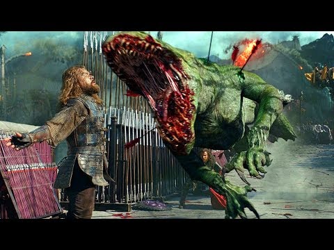 First Battle Scene - William and Tovar vs Monsters - The Great Wall (2017) Movie Clip HD