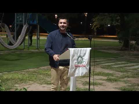 “Un espacio pensado para disfrutar en familia” | Bruno Cipolini inauguró la plaza de Loma Linda