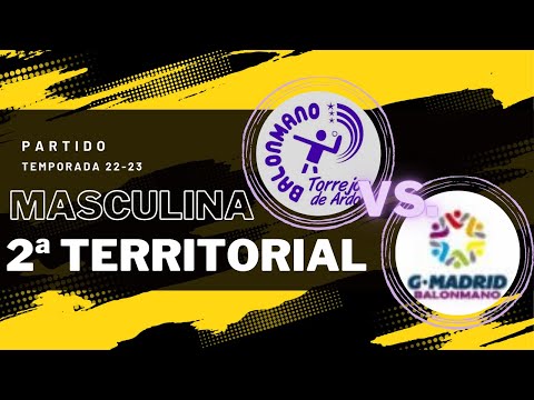 PARTIDO 2ª TERRITORIAL MASCULINO. TORREJÓN  vs GMADRID. TEMPORADA 22 - 23 - 28/01/2023