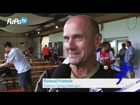 Roland Friebele - SpVgg Söllingen - zum Spiel vs. FV Spfr. Forchheim, FuPa.tv-Interview, 22.07.2018