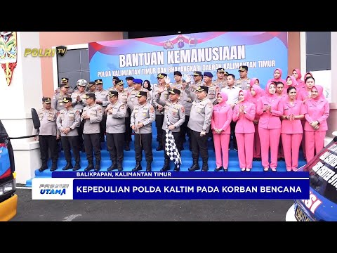 POLDA KALTIM KIRIM BANTUAN KEMANUSIAAN UNTUK KORBAN BENCANA SUMATERA