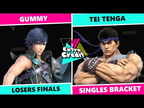 Extra Credit #26: Losers Finals - GUMMY (Chrom, Joker) Vs Tei Tenga (Ryu) SSBU Singles