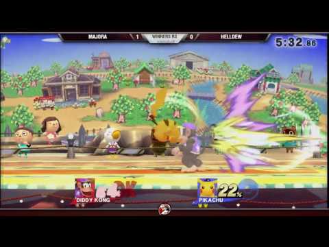 VS Weekly 12/15/16 - Winners R3 - Majora (Diddy/Mario) vs. Helldew (Pikachu) - Smash 4