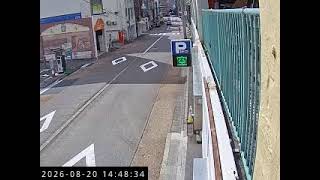 サカエパーキング入口前ライブ配信映像