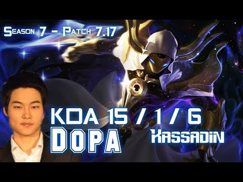 Dopa KASSADIN vs EZREAL Mid - Patch 7.17 KR Ranked
