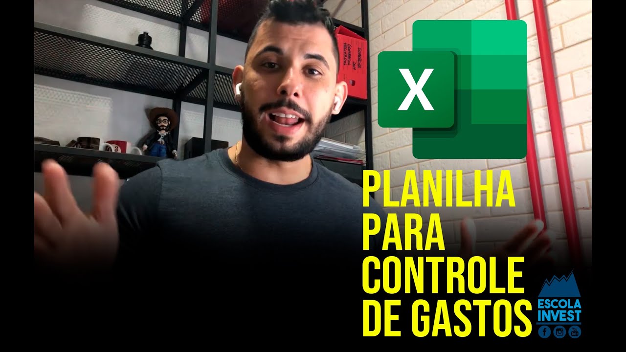 🎓📖💲Educação Financeira - Planilha controle de Gastos