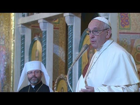 Francisco a la comunidad ucraniana de Roma: Vuestras mujeres han sido heroicas