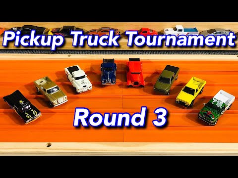 Race #23:  Pickup Truck Tournament Qualifying Round 3! Plus a 13 Loose Car  Bonus Race!