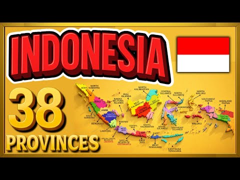 Indonesia Map Explained 🇮🇩 | 38 Provinces of Indonesia