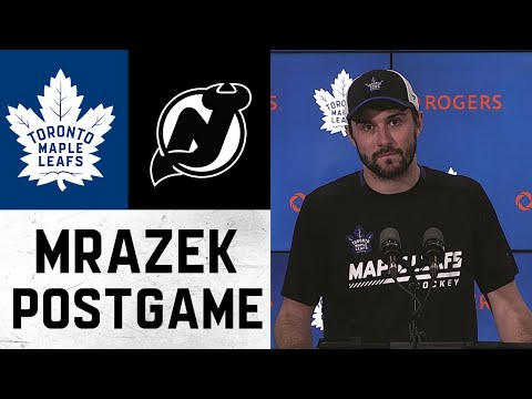 Petr Mrazek Post Game ' Toronto Maple Leafs vs. New Jersey Devils ' March 23, 2022
