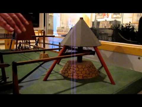 Jan Kruse visar hur vattenhjul, stånggång och vändbrott fungerar