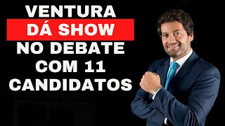 Ventura no debate da RTP com todos os candidatos presidenciais #ventura #andreventura #chega