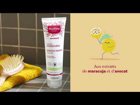 MUSTELA MATERNITE Crème Vergetures 150ml avec Parfum - Peptides d' Avocat,  Maracuja 3504105033842
