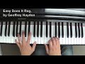 Repertoire Easy Does It Rag By Geoffrey Haydon