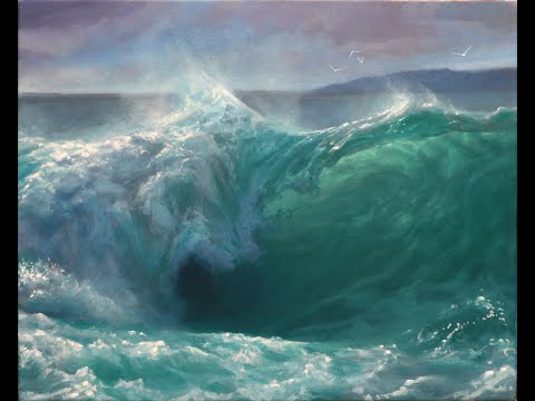Painting a Head-on Ocean Wave | Seascape Oil Painting Tips