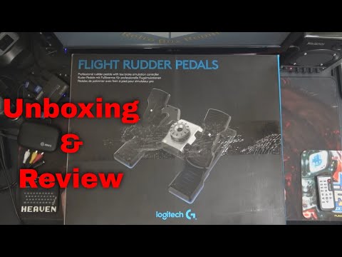 Logitech G - Flight Rudder Pedals unboxing and review