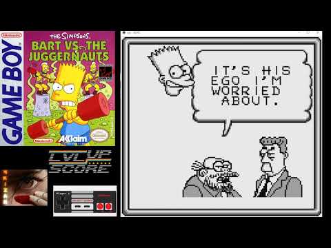 HIGHSCORE - The Simpsons, Bart vs the Juggernauts - GameBoy 6170$