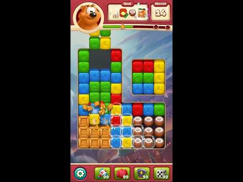 Toon Blast Level 7158 - NO BOOSTERS 🐻🐺🐱 | SKILLGAMING ✔️