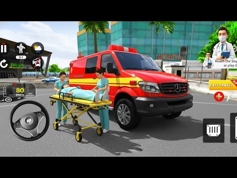 🚑 Rushing to Save Lives! Ambulance Rescue City People Android Gameplay