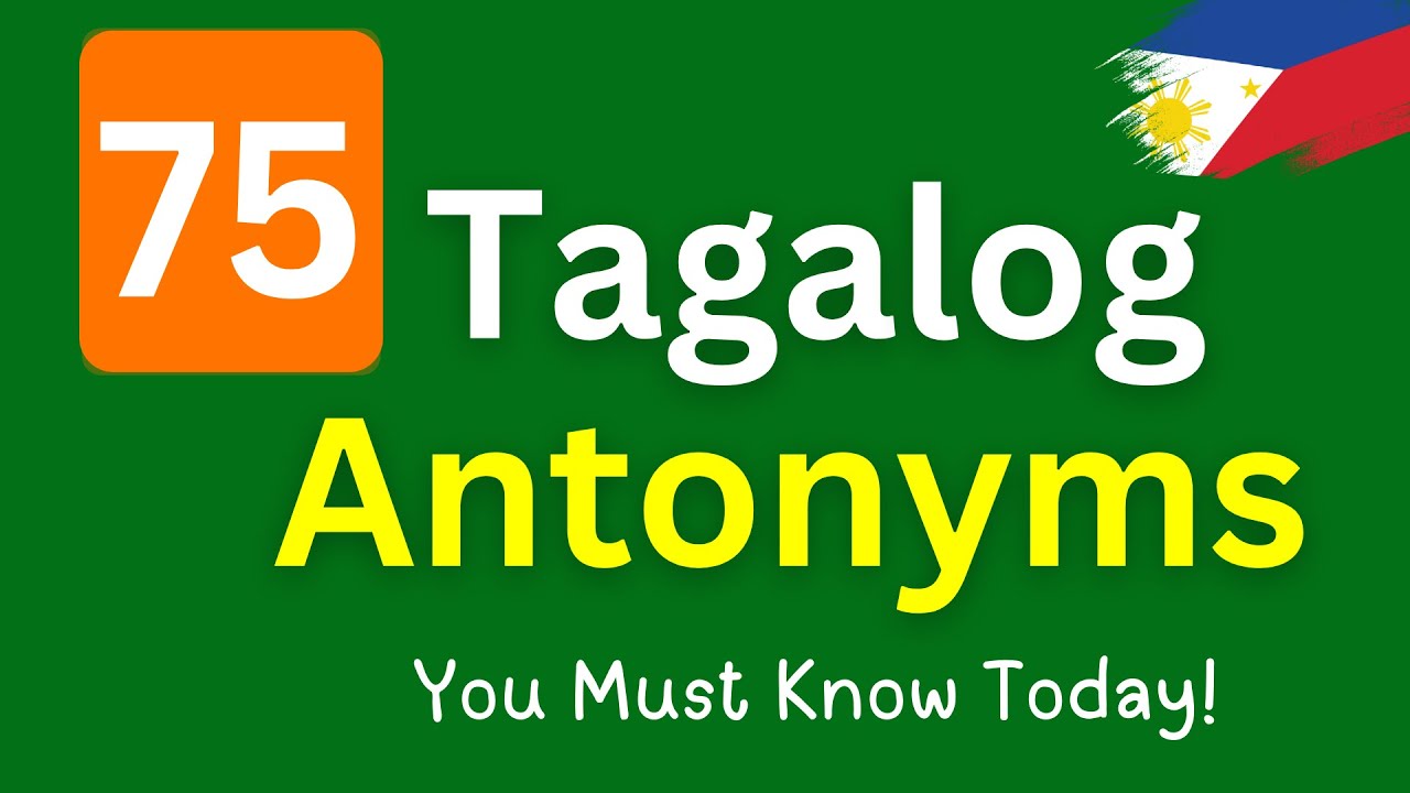 Putar video 75 OPPOSITE WORDS IN TAGALOG | Learn Filipino Antonyms (Verbs) | Tagalog Antonyms (Verbs) sekarang 75 OPPOSITE WORDS IN TAGALOG | Learn Filipino Antonyms (Verbs) | Tagalog Antonyms (Verbs)