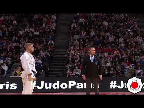 Rafael Buzacarini vs. Asley Gonzalez - U100 Mens Judo Grand Slam Paris 2022