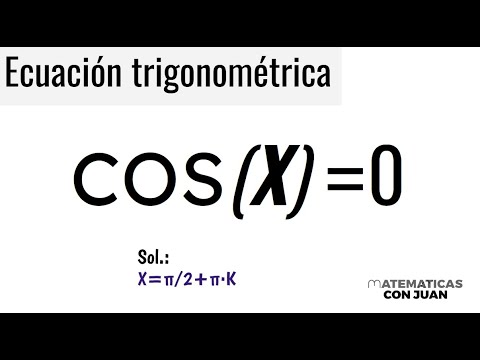 ECUACIÓN TRIGONOMÉTRICA cosx=0