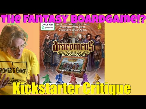 Draconicus - The Fantasy Boardgame - Kickstarter Critique Review
