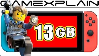 LEGO City Undercover Box States 13GB Download Required on Switch