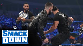 Finn Bálor invades The Bloodline&#39;s Family Celebration: SmackDown, Aug. 27, 2021