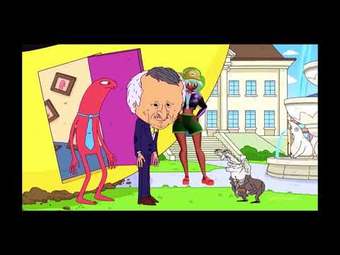 Smiling Friends - Inspector Turns Into Sand