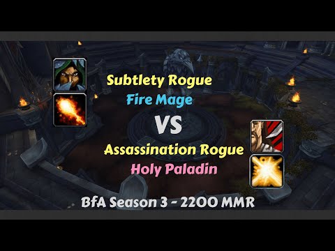 Subtlety Rogue PvP 8.2.5 - A very close game !
