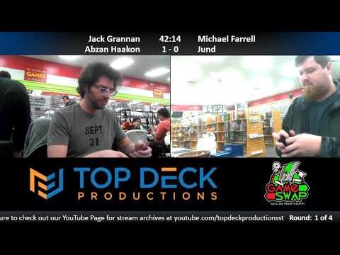 Modern w/ Commentary 1/8/19: Jack Grannon (Abzan Haakon) vs. Michael Farrell (Jund)