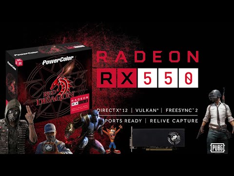 PowerColor AMD Radeon 550 2GB GDDR5 Graphics Card video review thumbnail