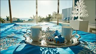 Tropical Christmas in Bora Bora: Relaxing Holiday Music  🌊🧘 ASMR Luxury Tour into a Winter Oasis 🐚✨