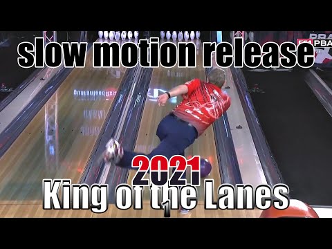 2021 King of the Lanes 1 slow motion release - PBA Bowling