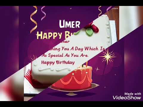 Happy Birthday Umer 🙂