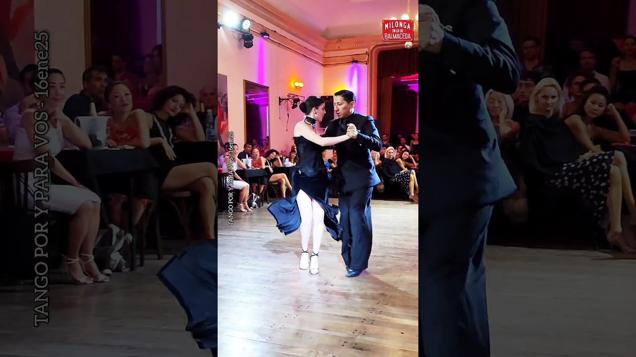 Video thumbnail for La Bruja (D'Arienzo) Jorgelina Cohen y Rauli Choque. Milonga en lo de Balmaceda 16ene25 (2/3)