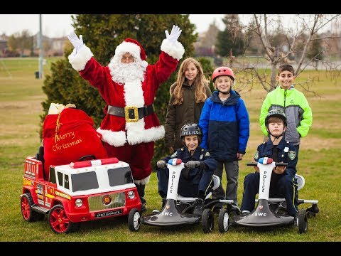 Sidewalk Cops Save Christmas | Gabe and Garrett