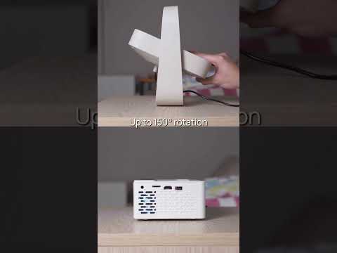 Máy chiếu XGIMI Elfin Flip 1080P 400 ISO Lumens với Chân Đứng Điều Chỉnh Tích Hợp, Netflix Bản Quyền