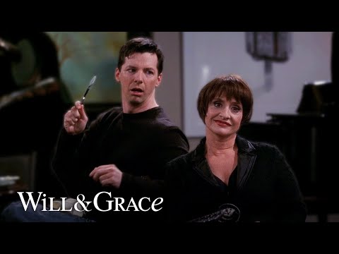 Jack NEEDS to cut Patti LuPone's hair | Will & Grace