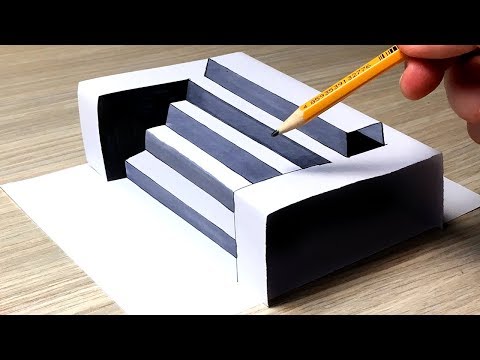 Ultimate Guide on How to Draw 3D Steps (Easy) - Cool Trick Art For Beginners