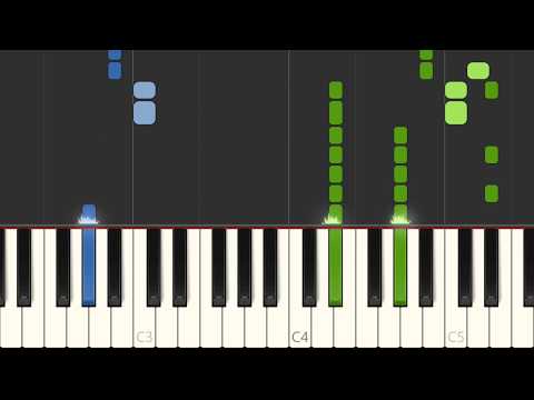Jess Glynne & Jax Jones "One Touch" Piano Accompaniment + Voice Sheet Music Synthesia Preview