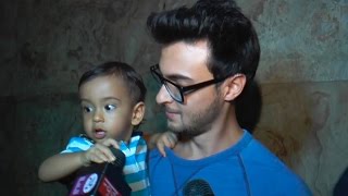 Salman Khan’s Nephew Ahil Sharma And Brother In Law Attend Baahubali 2 Special Screening