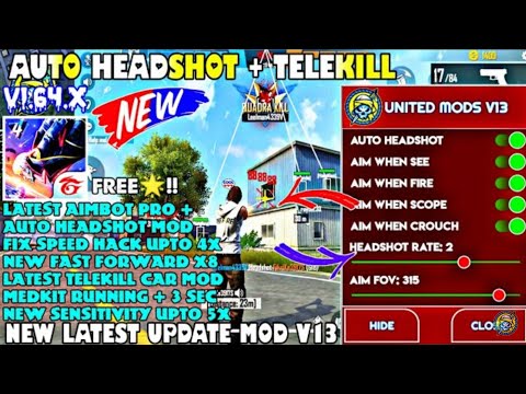 FREE FIRE BEST MOD MENU APK:SHORT VIDEOCONFIGURATION PERFECTA Para SAMSUNG A1, A2, A3, A5