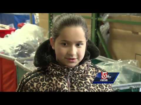 Methuen girl collects 500 items for kids' charity