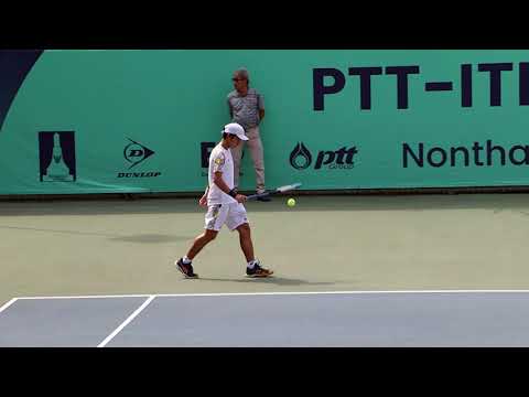 #Tennis                                                     ศิวณัฏฐ์ อุ้ยตยะกุล พบ ทาคูมิ วาตานาเบะ