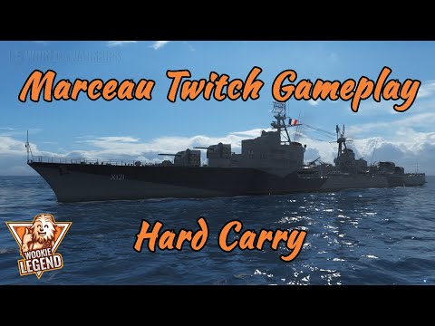 World of Warships | Marceau - Hard Carry | Wookie Legend