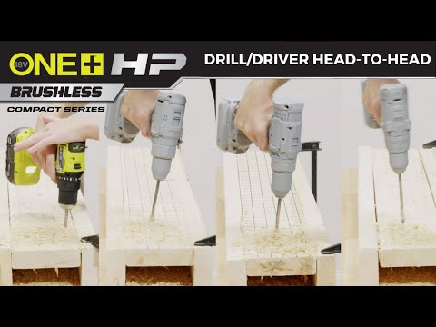 Head-to-Head: RYOBI 18V ONE+ HP Compact Brushless 1/2" Drill/Driver